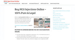 Desktop Screenshot of buyhcginjectionsonline.net